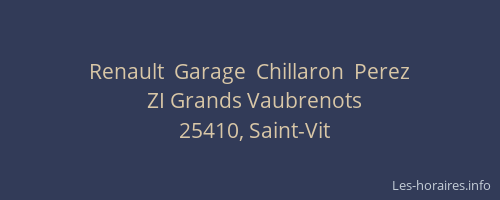 Renault  Garage  Chillaron  Perez