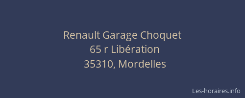 Renault Garage Choquet