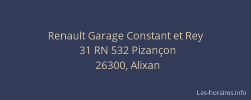 Renault Garage Constant et Rey