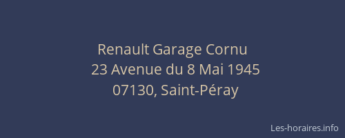 Renault Garage Cornu