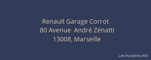 Renault Garage Corrot