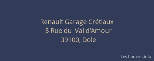 Renault Garage Crétiaux