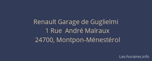 Renault Garage de Guglielmi