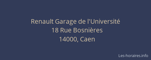 Renault Garage de l'Université