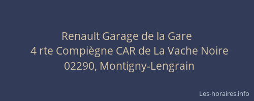 Renault Garage de la Gare