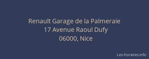 Renault Garage de la Palmeraie
