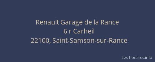 Renault Garage de la Rance