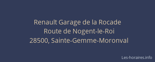 Renault Garage de la Rocade