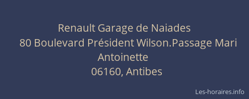 Renault Garage de Naiades