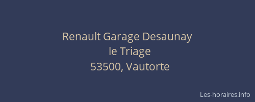 Renault Garage Desaunay