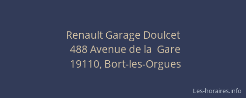Renault Garage Doulcet