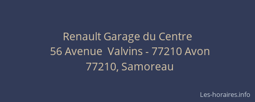 Renault Garage du Centre