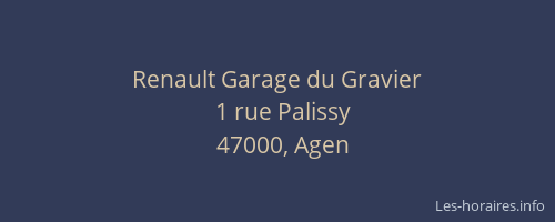 Renault Garage du Gravier