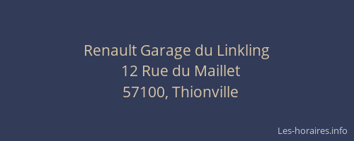 Renault Garage du Linkling