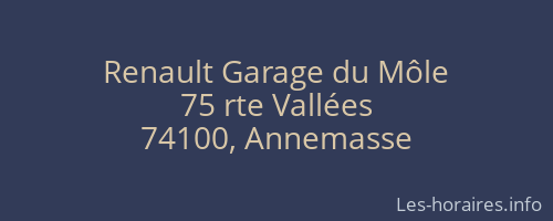 Renault Garage du Môle