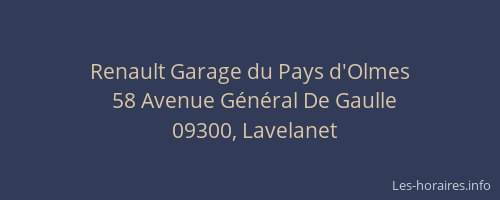 Renault Garage du Pays d'Olmes