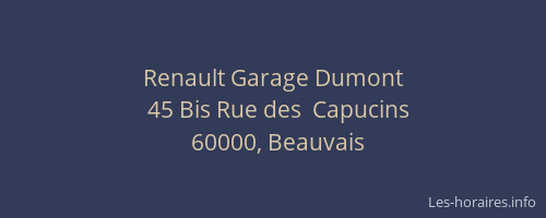 Renault Garage Dumont