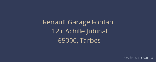 Renault Garage Fontan