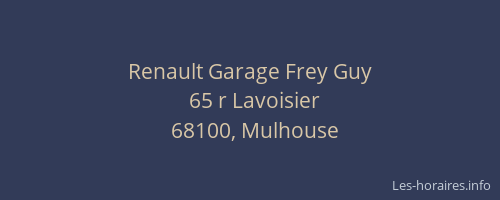 Renault Garage Frey Guy