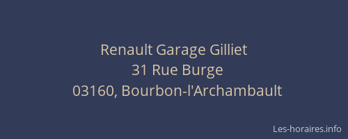 Renault Garage Gilliet