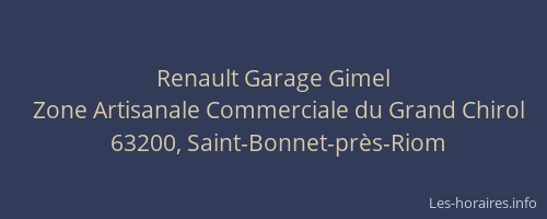 Renault Garage Gimel