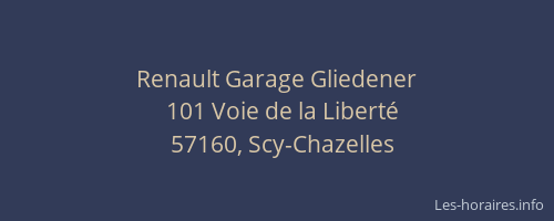 Renault Garage Gliedener