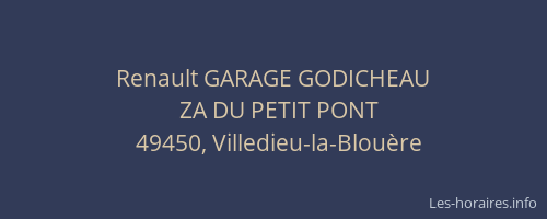 Renault GARAGE GODICHEAU