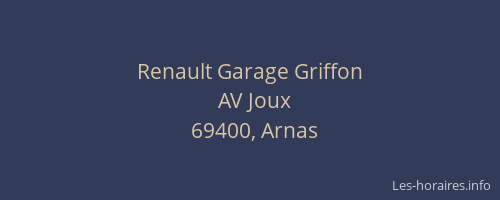Renault Garage Griffon