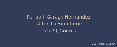Renault  Garage Hernandez