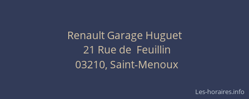 Renault Garage Huguet