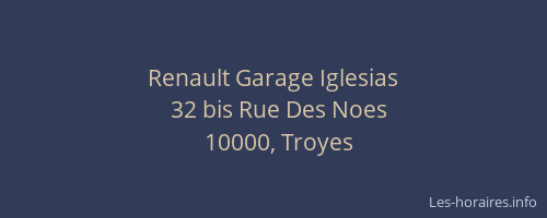 Renault Garage Iglesias