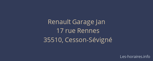 Renault Garage Jan