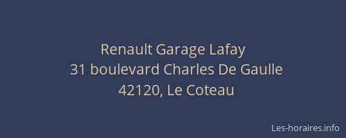 Renault Garage Lafay