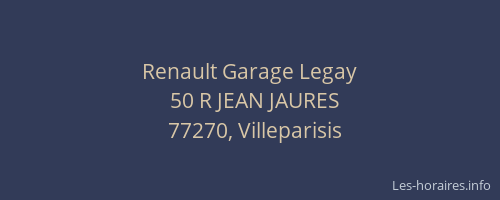 Renault Garage Legay