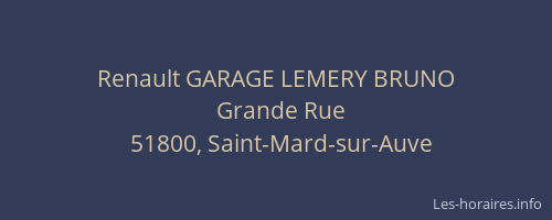 Renault GARAGE LEMERY BRUNO