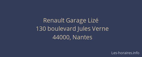 Renault Garage Lizé