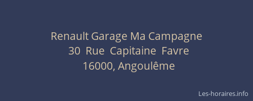 Renault Garage Ma Campagne