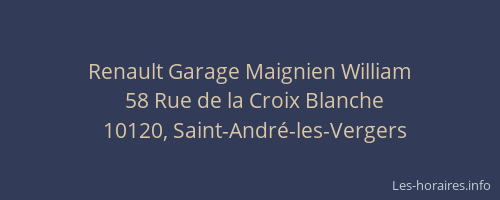 Renault Garage Maignien William
