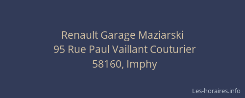 Renault Garage Maziarski
