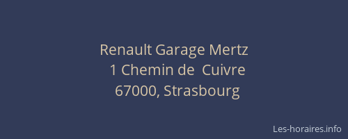 Renault Garage Mertz