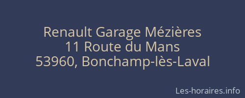 Renault Garage Mézières