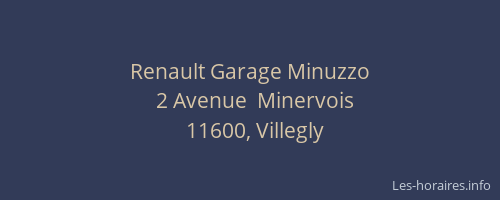 Renault Garage Minuzzo