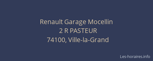 Renault Garage Mocellin