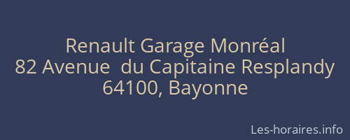 Renault Garage Monréal