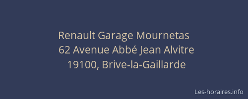 Renault Garage Mournetas