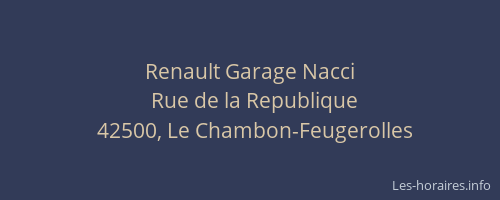 Renault Garage Nacci
