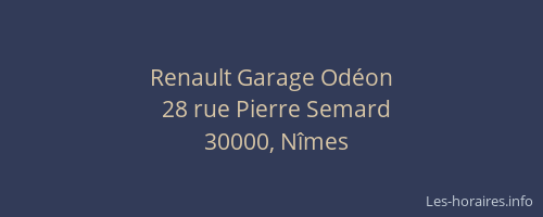Renault Garage Odéon
