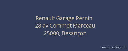 Renault Garage Pernin