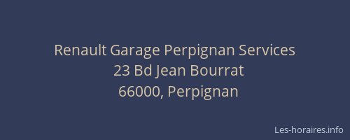 Renault Garage Perpignan Services