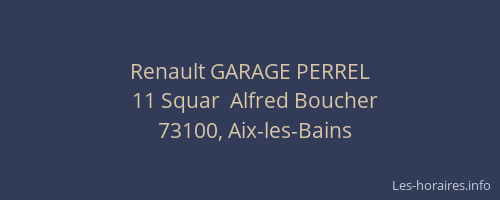 Renault GARAGE PERREL